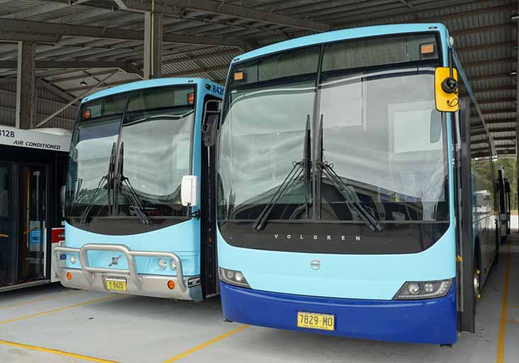 Port Stephens Volvo Volgren B7RSA SC222 46 & B8R Endura 7829MO